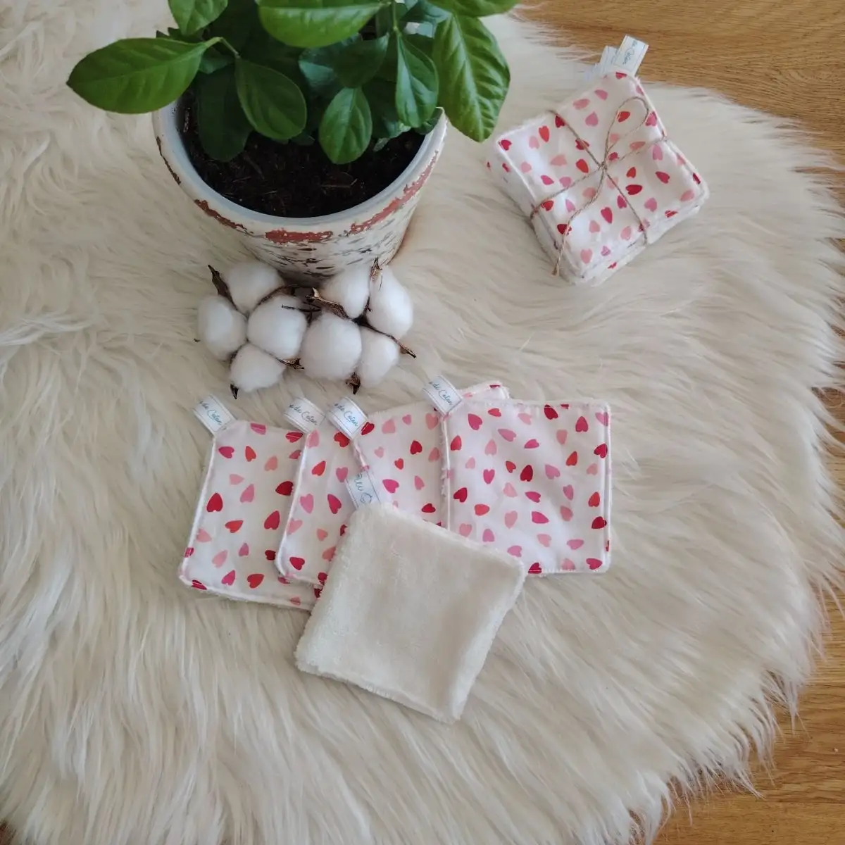 Souffle de peau - Lot de 5 lingettes lavables