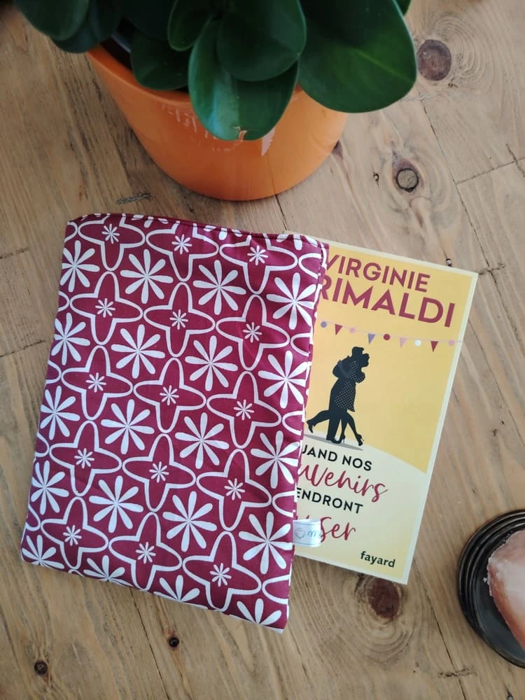 Pochette Muse lectrice pour livre broché - Réversible
